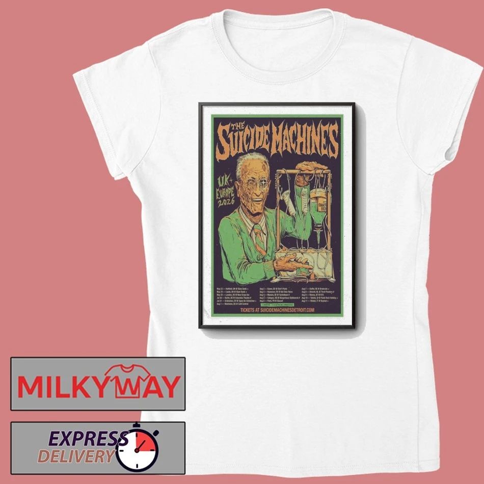The Suicide Machines UK, Europe Tour shirt