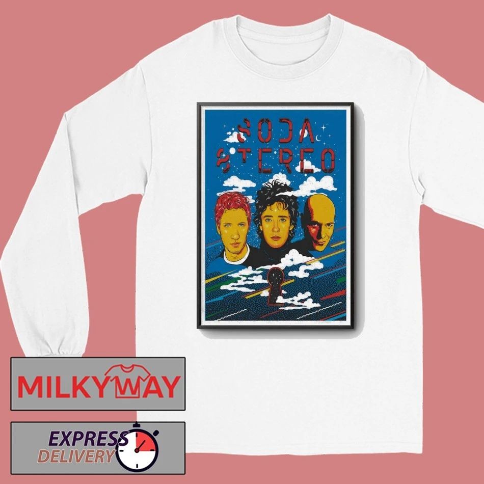 Soda Stereo 2026 Ecos Poster shirt
