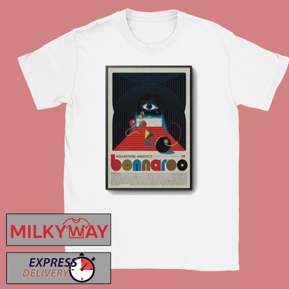 TOUR June 11-14 2026 Bonnaroo Music & Arts Festival Bonnaroo Manchester Poster shirt