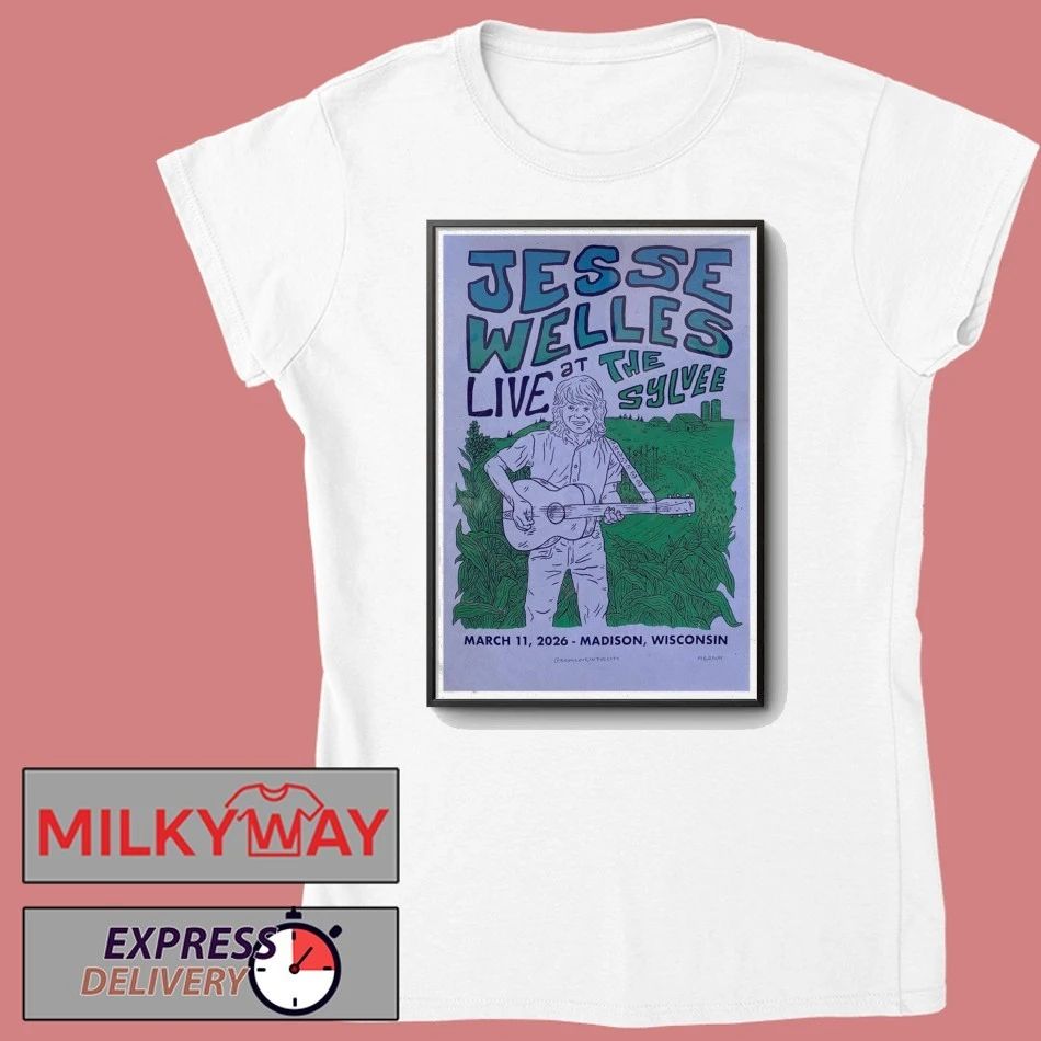 Jesse Wellles Poster Mar 11 2026 Madison, WI shirt
