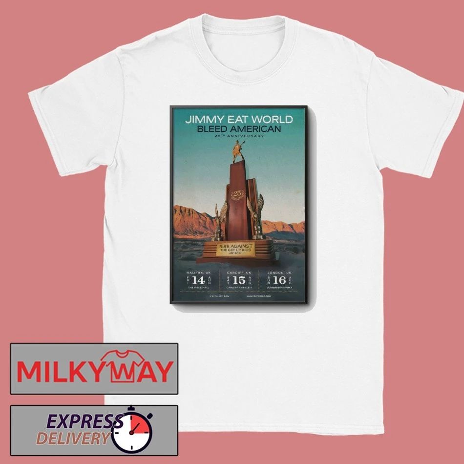 Jimmy Eat World Aug 16 2026 London UK Poster shrit