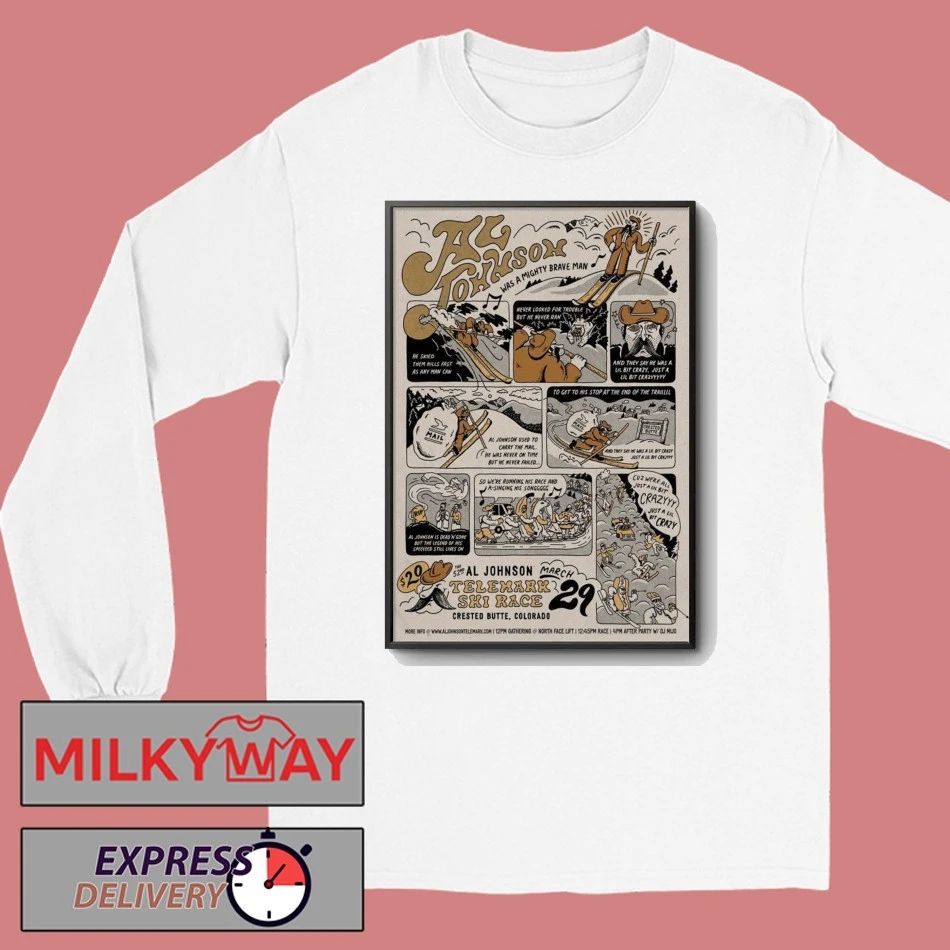 AL Johnson Telemark Race Mar 29 2026 Poster Crested Butte CO shirt