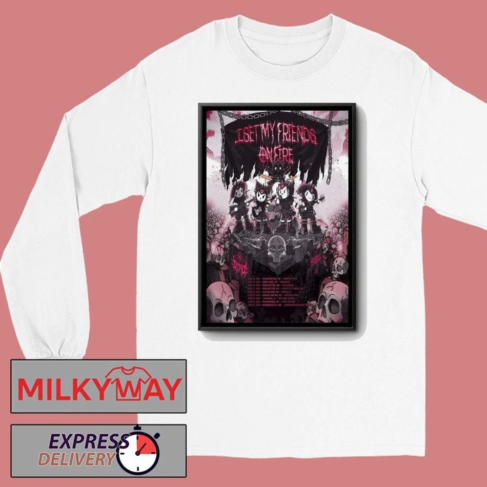 ISMFOF Warped Tour 2026 Poster shirt