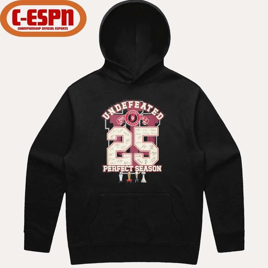 IU Football Undefeated 16-0 Perfect Season 2025 Shirt