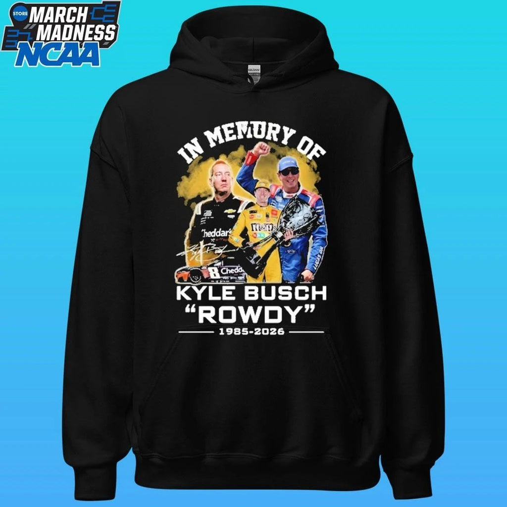 Kyle Busch Rowdy 1985 2026 In Memory Of Shirt