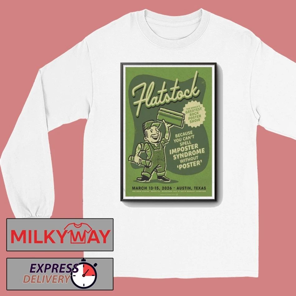 Poster Mar 13-15 2026 Flatstock Austin TX shirt