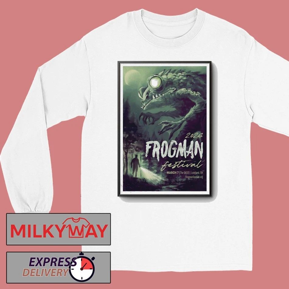 Frogman Festival Oasis Conference Center In Loveland OH Mar 7 2026 Poster shirt