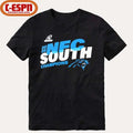 Carolina Panthers 2025 NFC South Division Champions Conquer T-Shirt