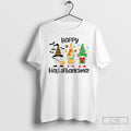 Classic Gnomies Happy Hallothanksmas Christmas White T Shirts