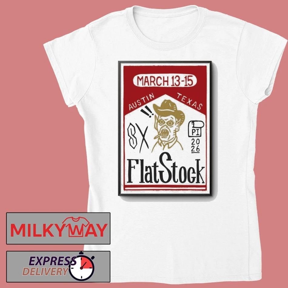Flatstock Mar 13-15 2026 Poster Austin TX shirt