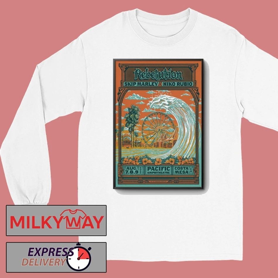 Rebelution Costa Mesa CA 8 7-8 9 2026 Poster shirt