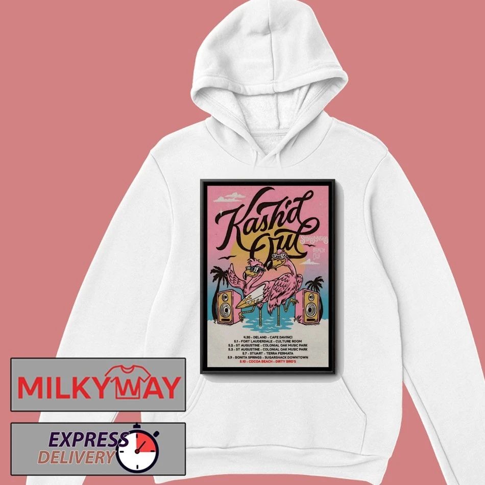 Kash’d Out Beach Fly Tour 2026 Poster shirt