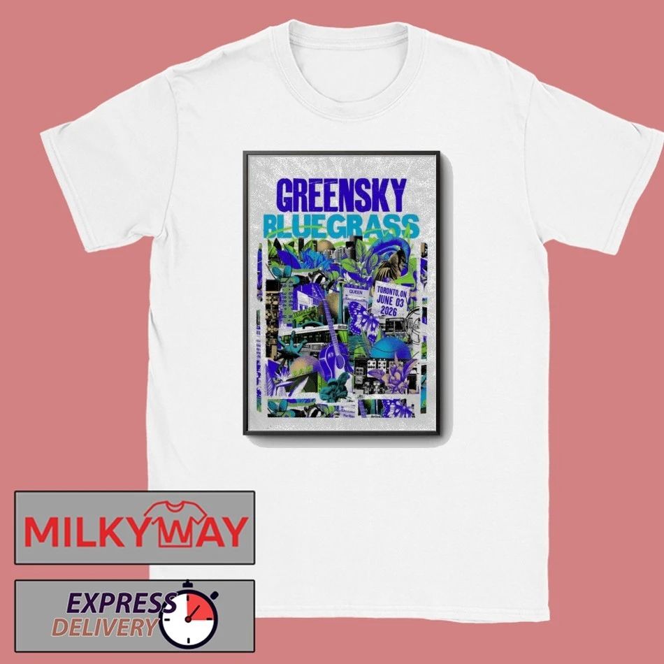 LIMITED Jun 03 2026 Greensky Bluegrass Poster Toronto, ON TOUR shirt