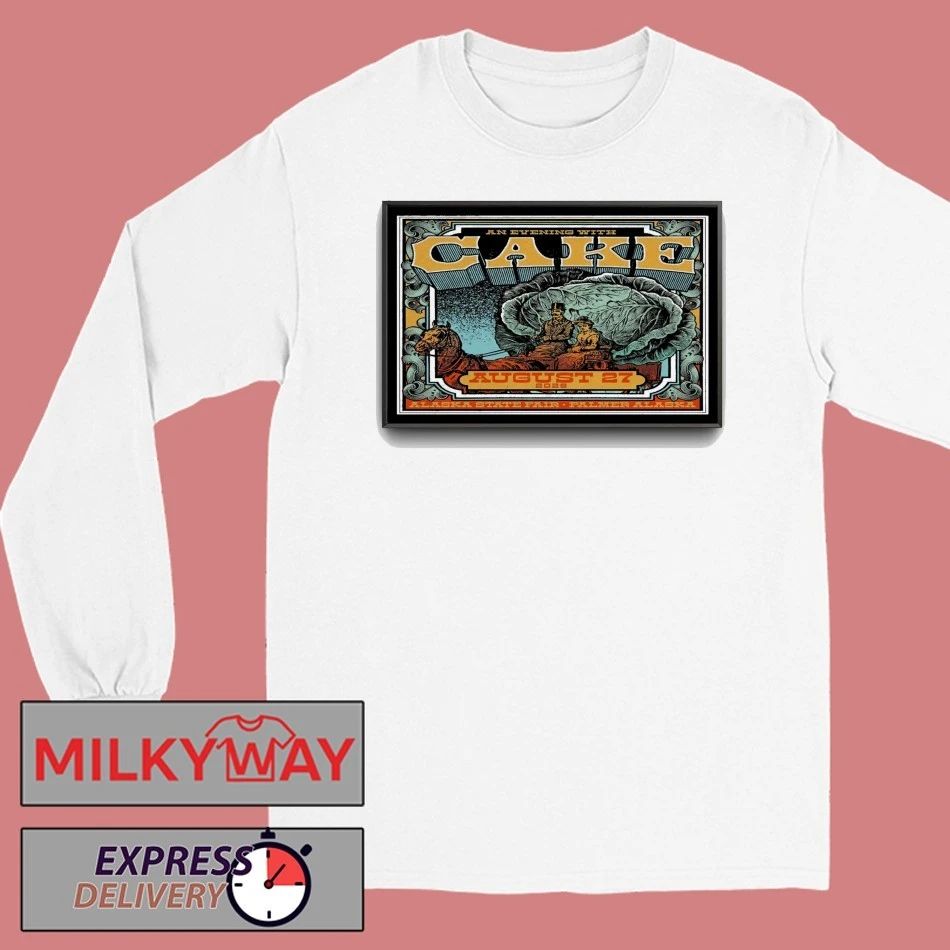 Cake Palmer Borealis Theatre Aug 27, 2026 Poster shirt