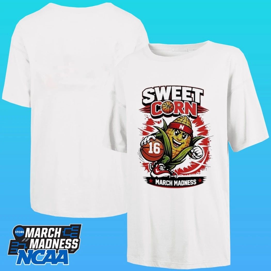 Nebraska Basketball Sweet Corn 16 March Madness Shirt