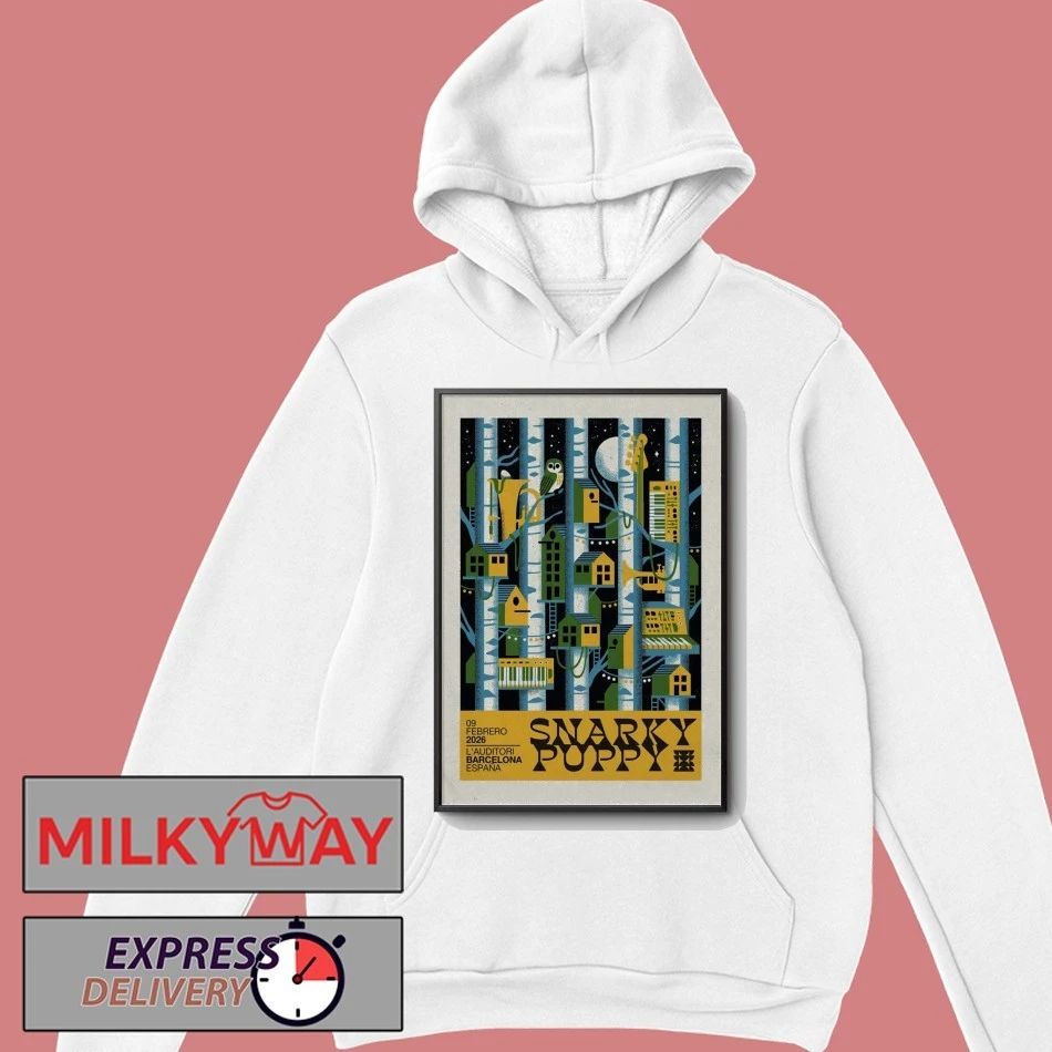 Snarky Puppy February 9 2026 L’Auditori Barcelona, Spain Poster shirt