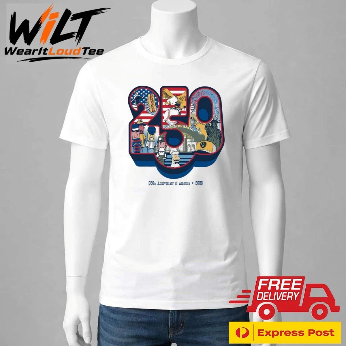 Brewers 250th Anniversary of America 2026 Shirt