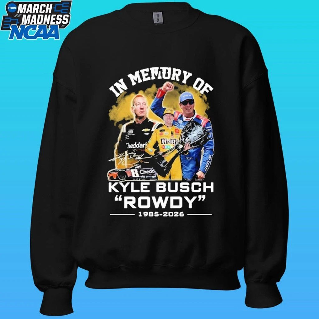 Kyle Busch Rowdy 1985 2026 In Memory Of Shirt