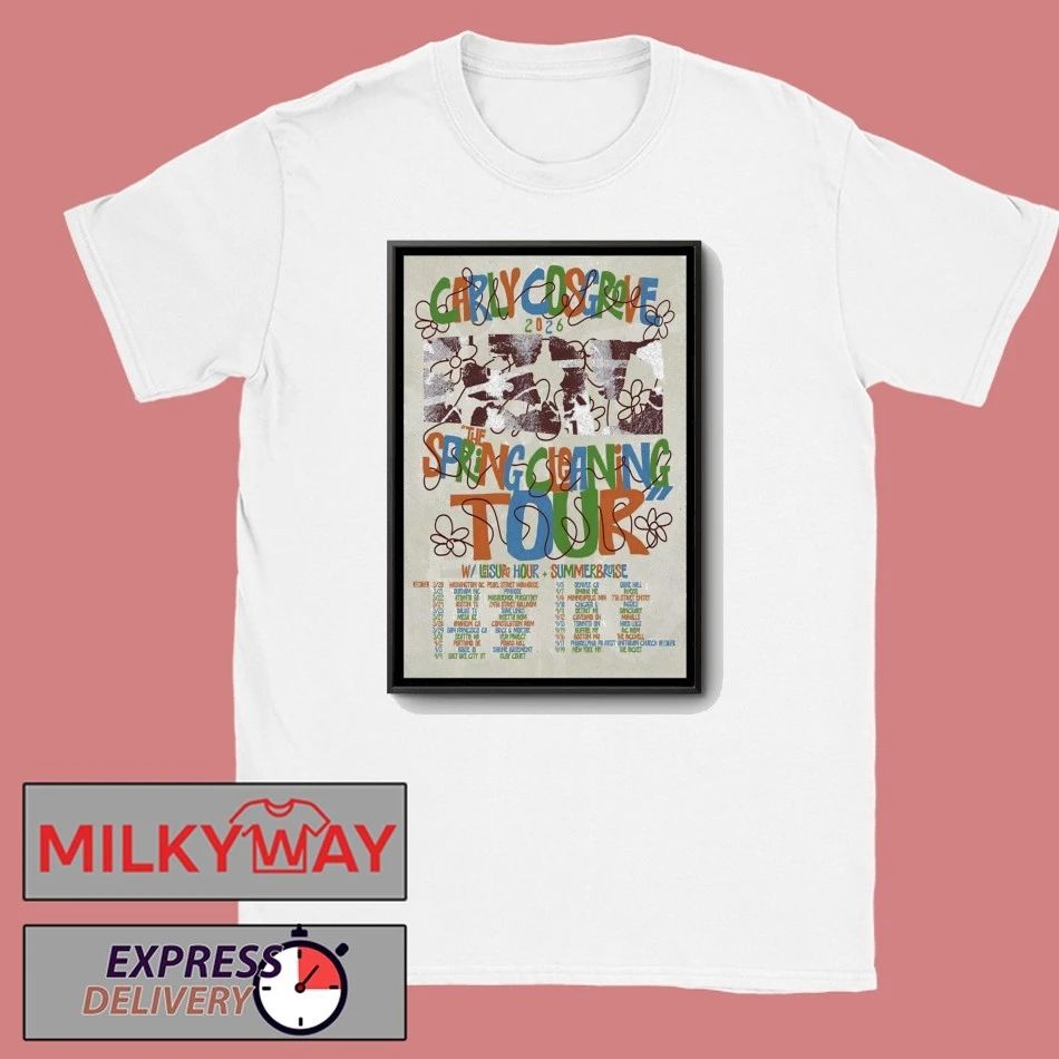 Carly Cosgrove The Spring Cleaning Tour 26 Poster shirt