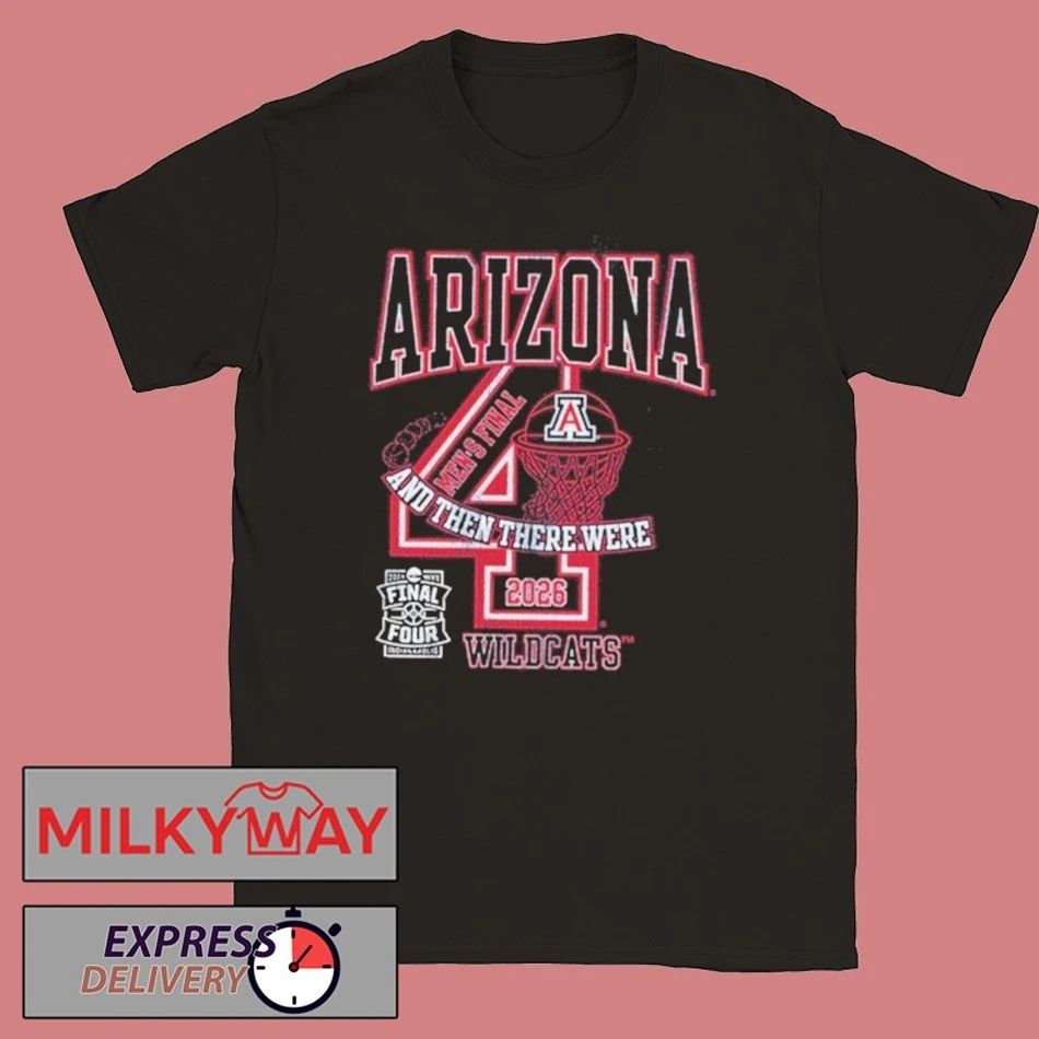 Arizona Wildcats Mens Basketball 2026 Final Four Number Shirt
