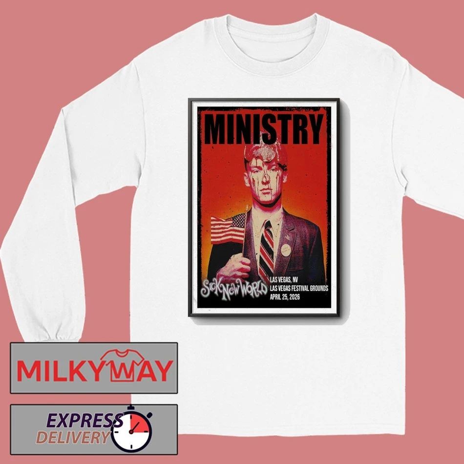 Ministry Las Vegas Festival Grounds Las Vegas NV Apr 25, 2026 Poster shirt