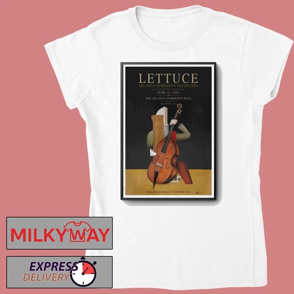 Poster TOUR LETTUCE Atlanta, GA Tour June 11 2026 shirt