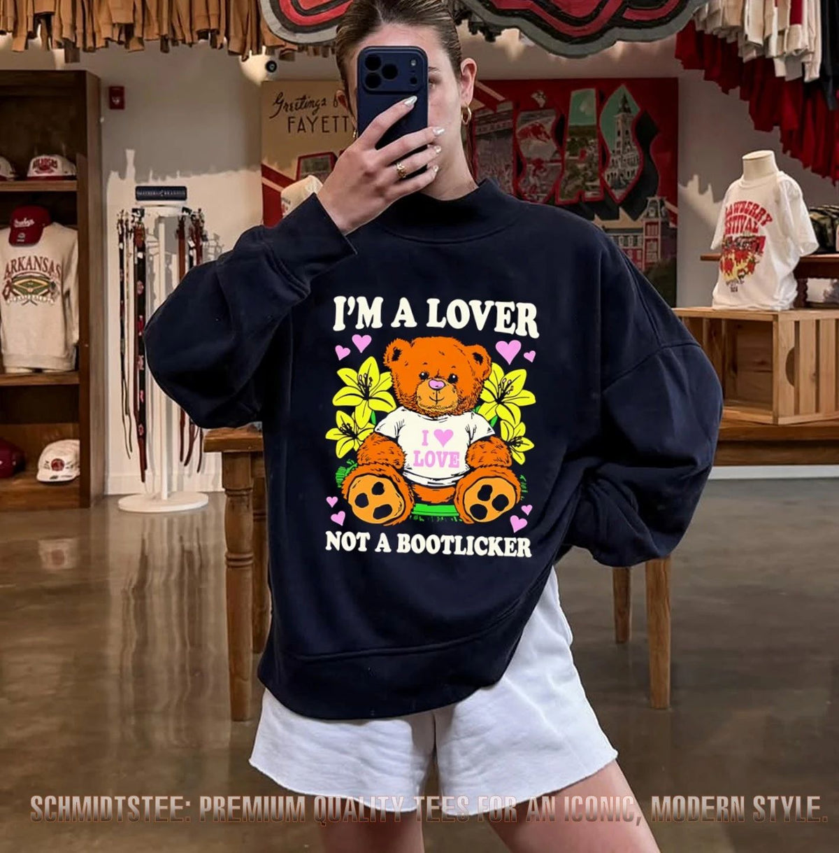 I’m a lover not a bootlicker Bear shirt