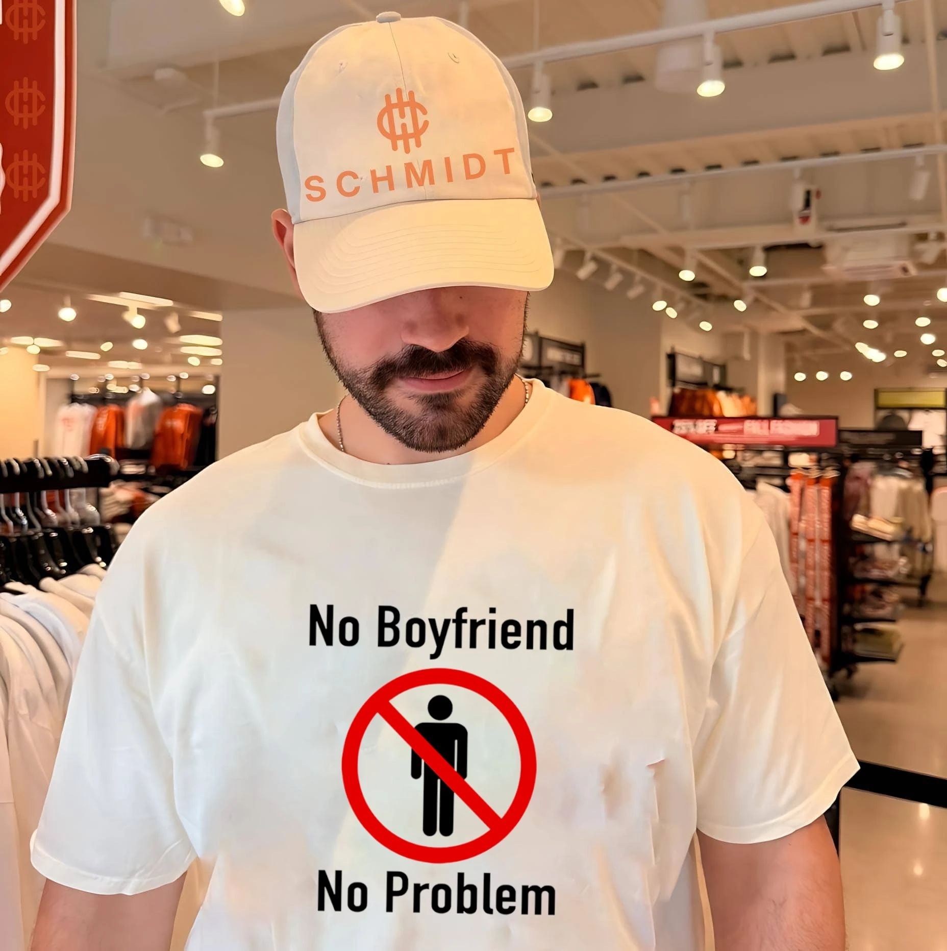 No boyfriend no problem shirt