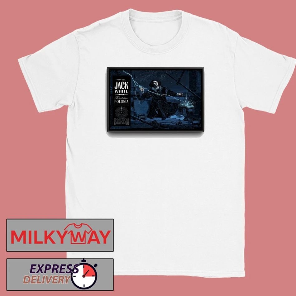 Jack White Klub Studio, Kraków Poland Jun 2 2026 Poster shirt