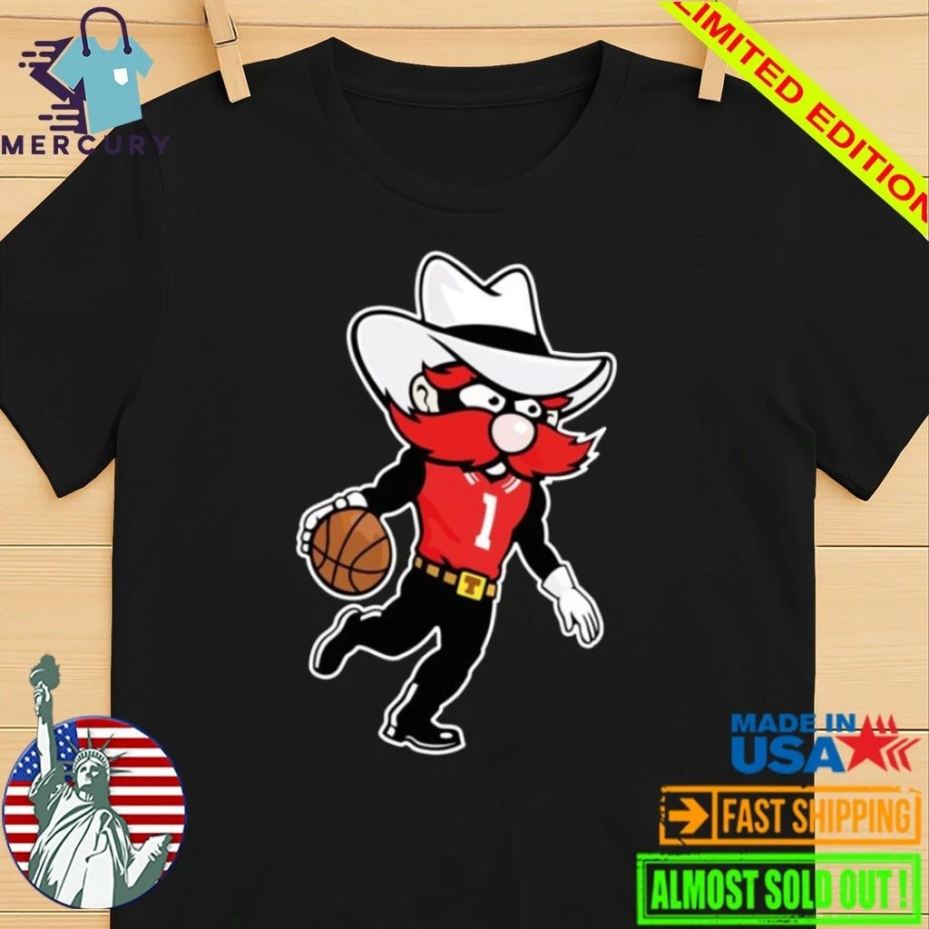 Coach Grant McCasland Texas Tech Raider Red Basketball Shirt