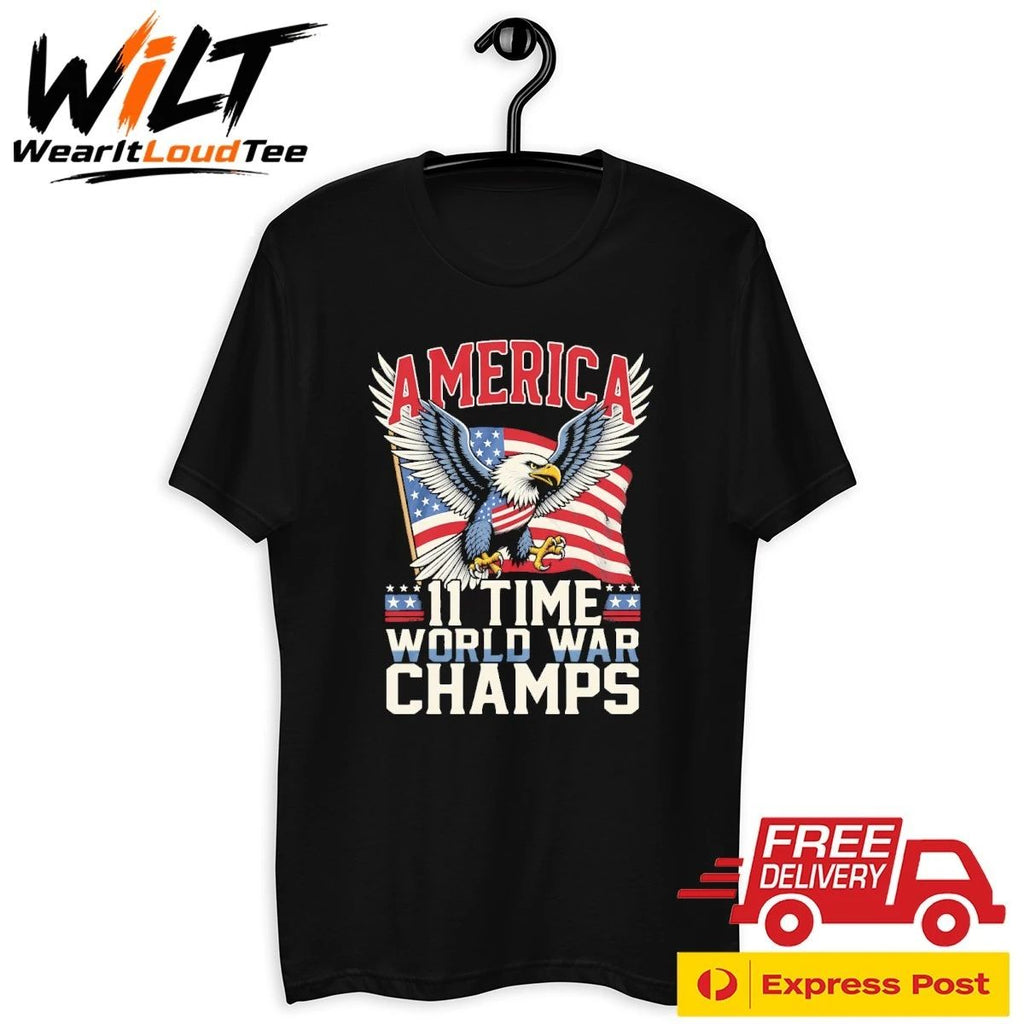 America 11 Time World War Champs Shirt
