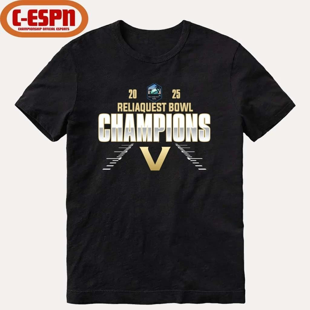 Vanderbilt Commodores Reliaquest Bowl Champions 2025 shirt