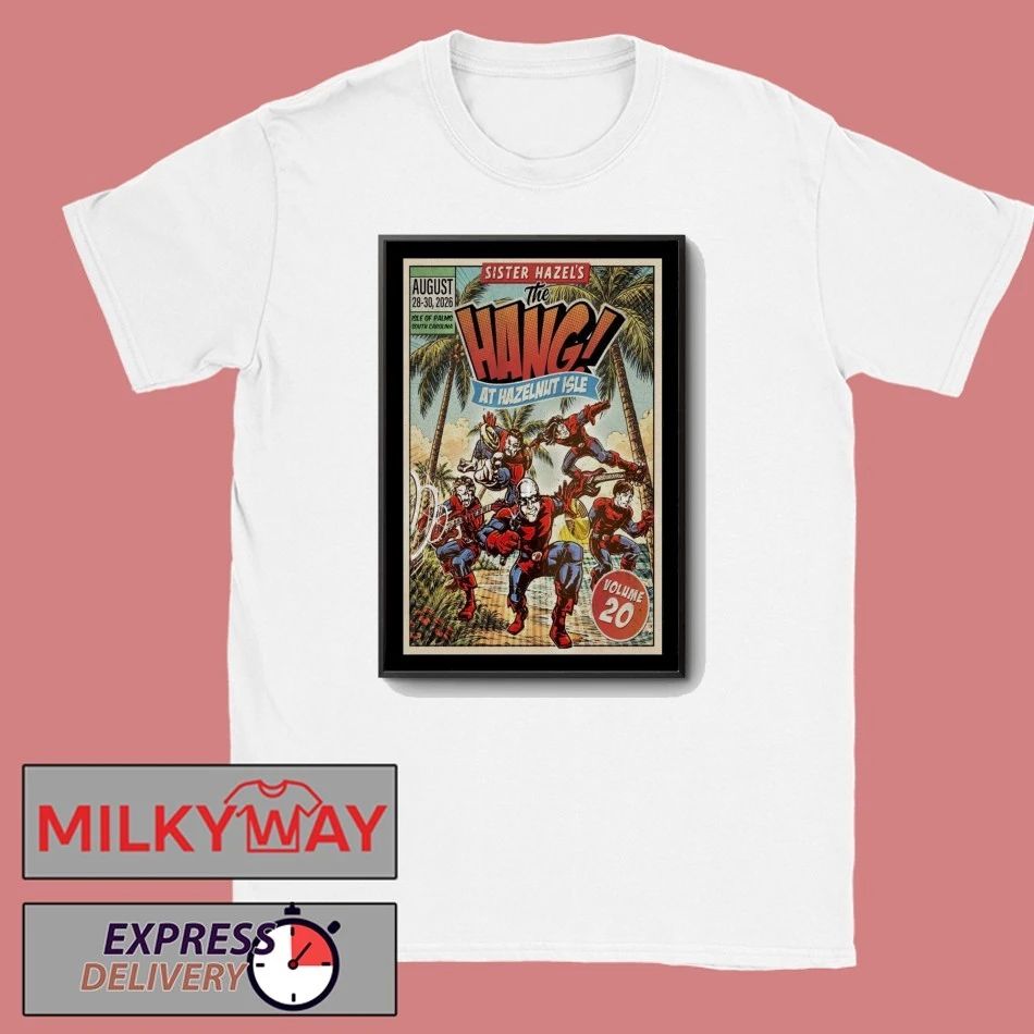 Sister Hazel Aug 28-30 2026 In Isle of Palms, SC Tour Poster shirt