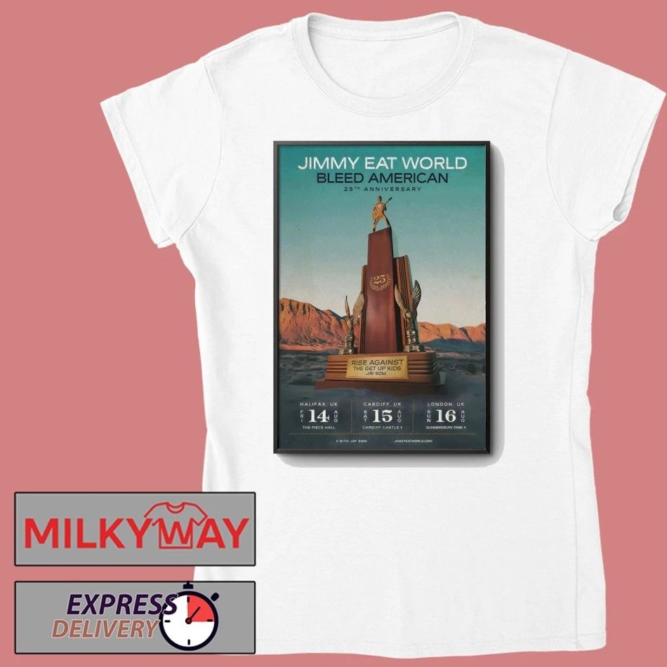 Jimmy Eat World Aug 16 2026 London UK Poster shrit