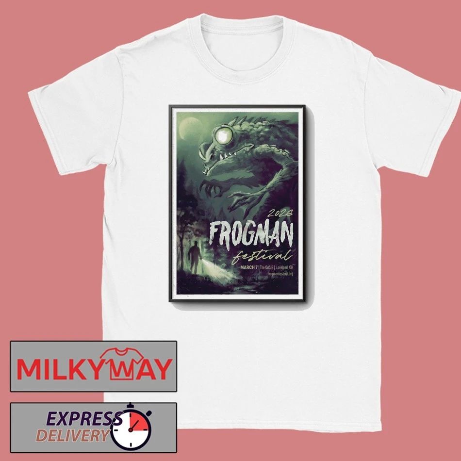 Frogman Festival Oasis Conference Center In Loveland OH Mar 7 2026 Poster shirt