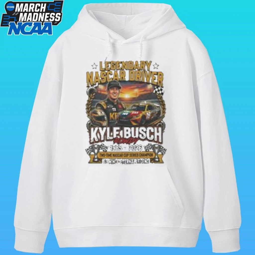 Legendary Driver Kyle Busch Rowdy 1985 2026 Shirt