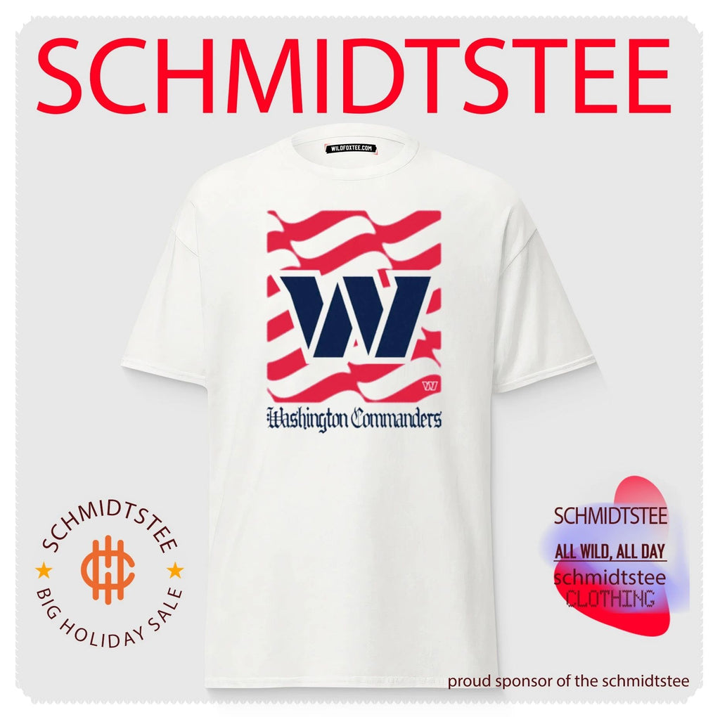 Washington Commanders American 250th Flag Heritage Wordmark shirt