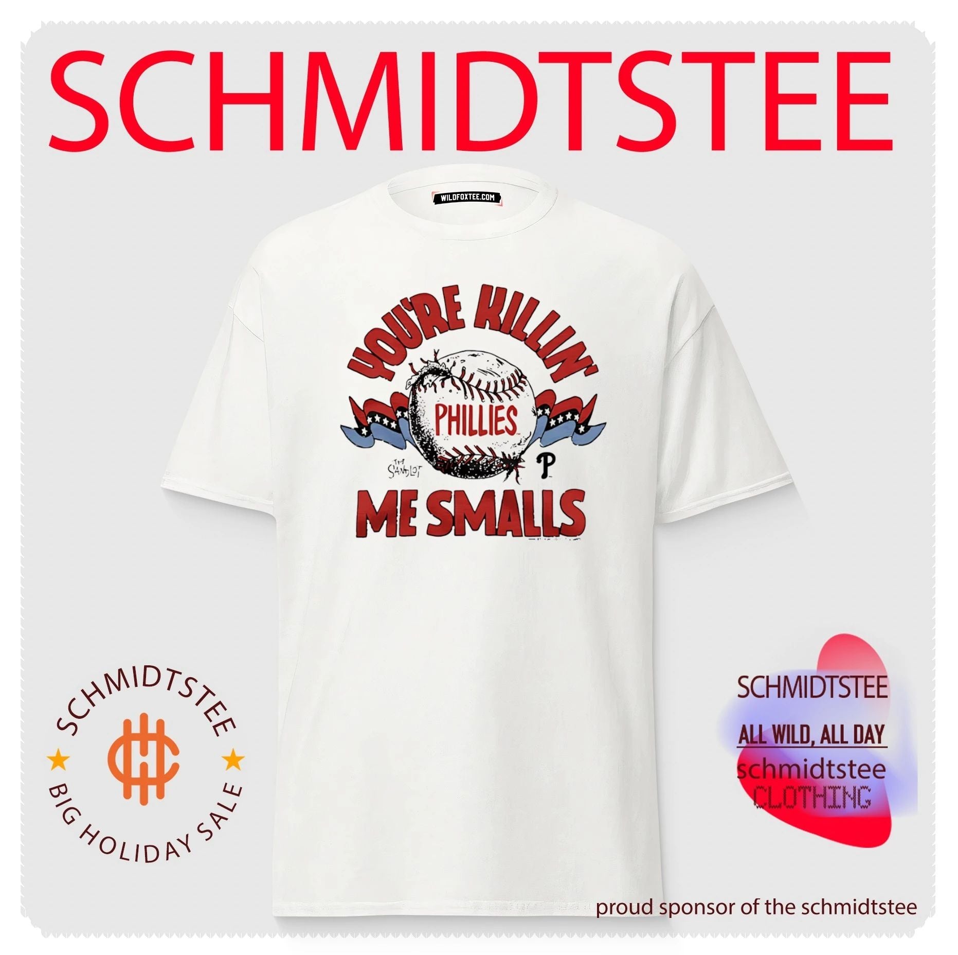 You’re killin’ me smalls Philadelphia Phillies x The Sandlot shirt