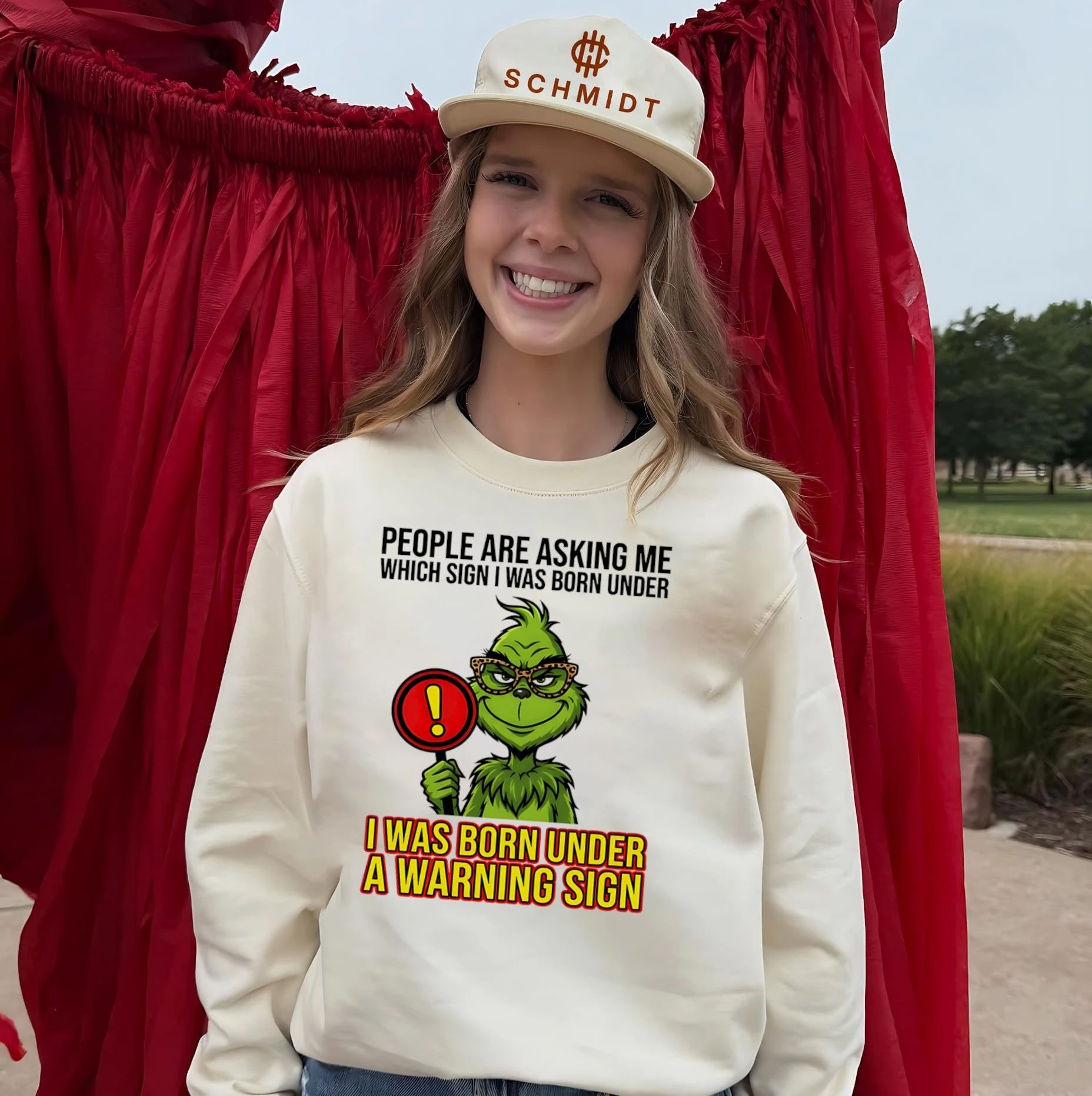 People are asking me which sign I was born under Green Grinch shirt