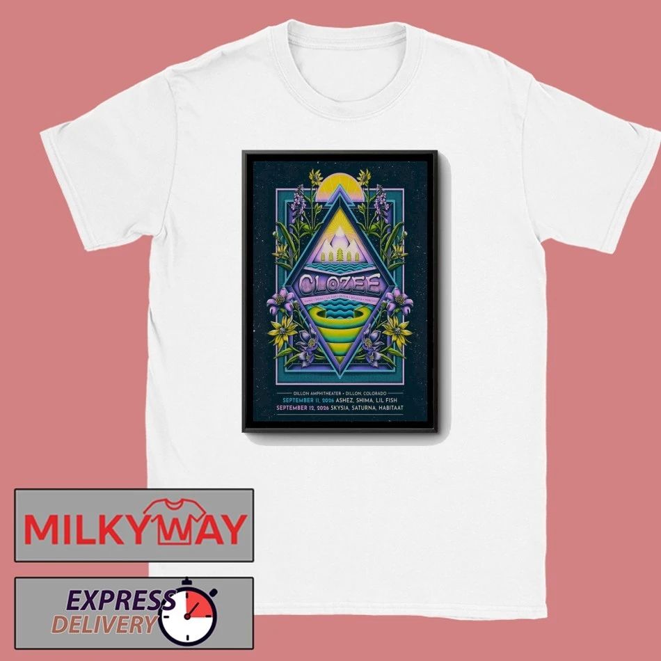 Clozee Sept 11-12 2026 In Dillon CO Poster shirt