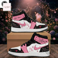 Olivia Rodrigo Personalized Pink Floral High-Top Air Jordan 1 High Top Style Sneaker