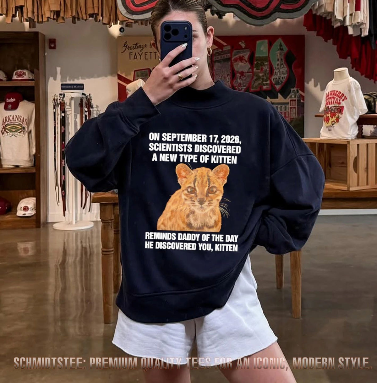 On september 17 2026 scientists discovered a new type of kitten shirt