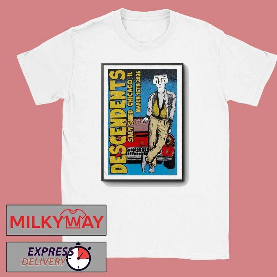 Descendents The Salt Shed in Chicago IL Mar 15 2026 Poster shirt