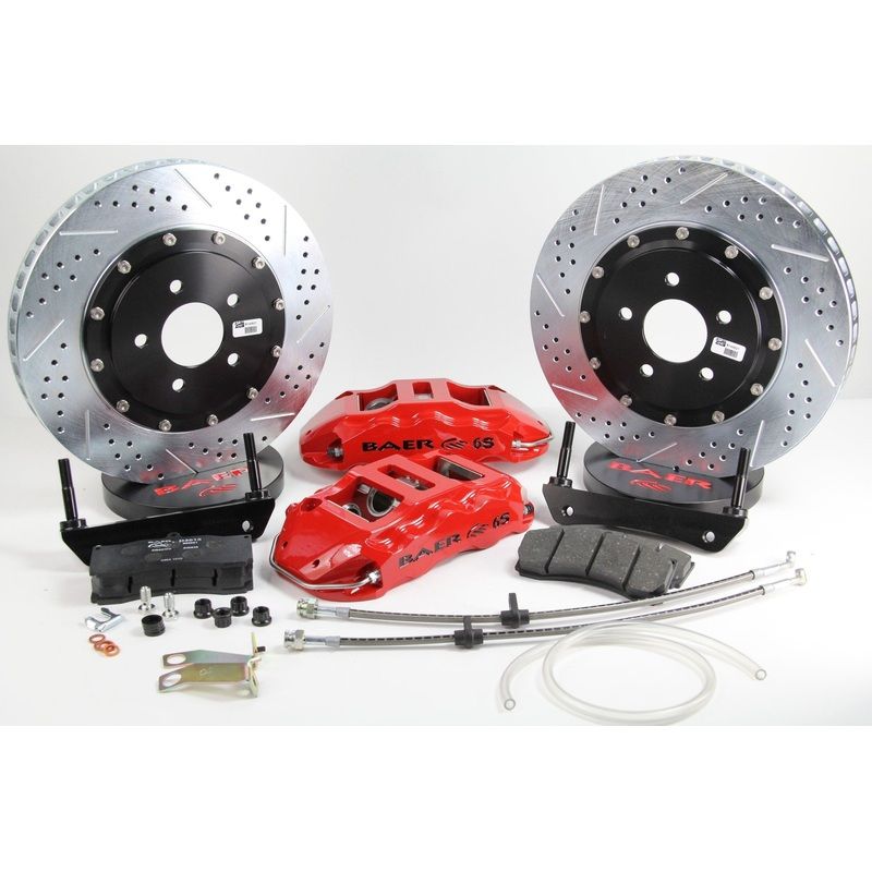 Baer Brakes 14″ Extreme+ Rear Brake Kit, Grabber Blue, SDZ