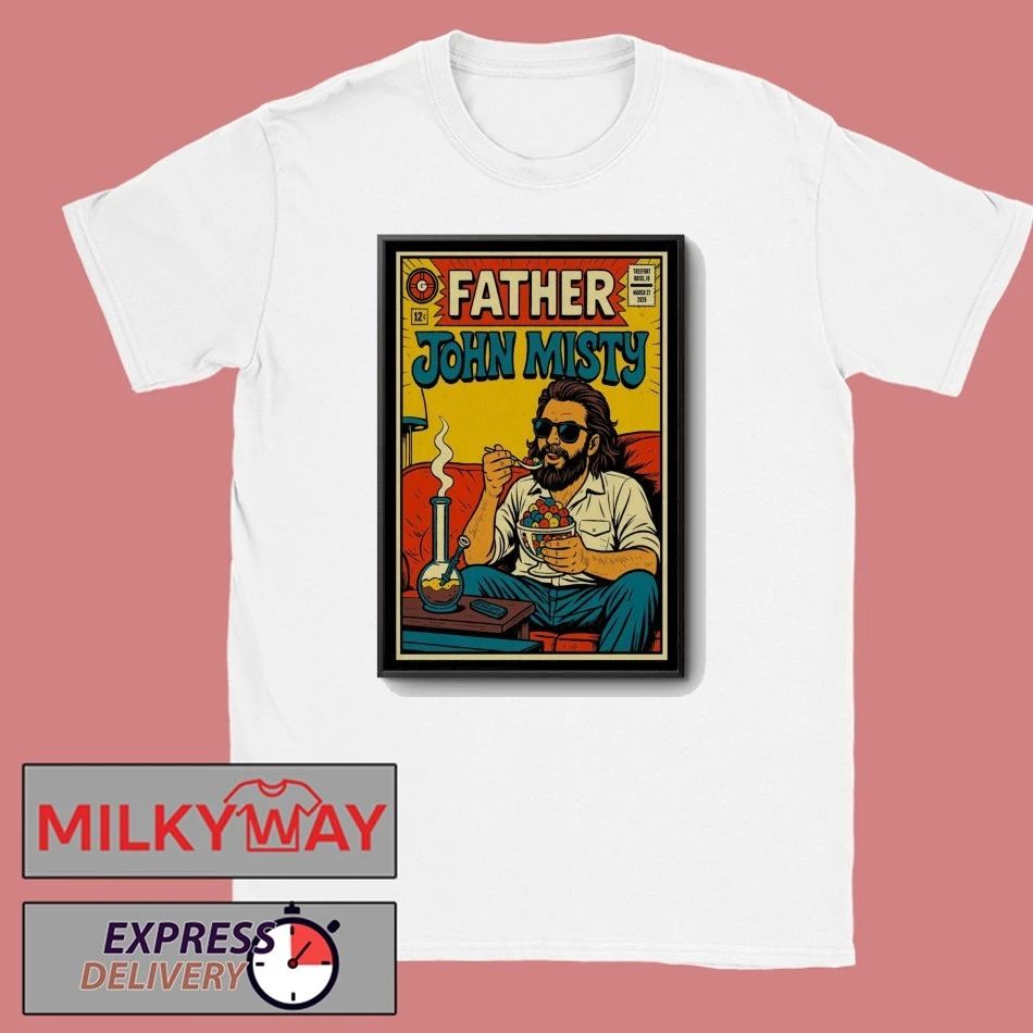 Father John Misty at the Channel 24 in Sacramento, CA for Mar 27, 2026 Poster shirt