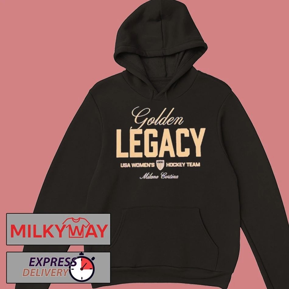 Usa Womens Hockey Team 2026 Winter Olympics Golden Legacy Shirt