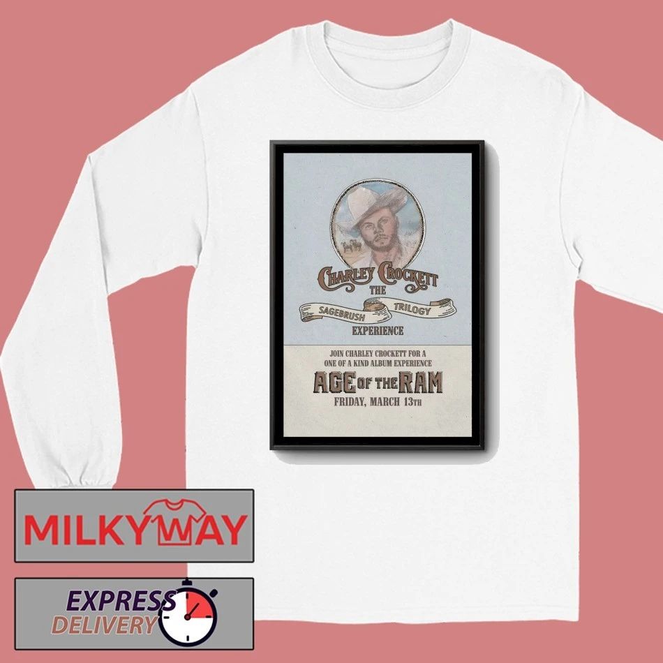 Charley Crockett Tour San Benito TX On Mar 13 2026 Poster shirt