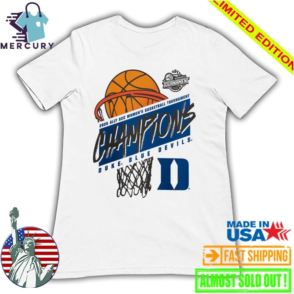 Duke 2026 ACC Women’s Basketball Tournament Champions Shirt