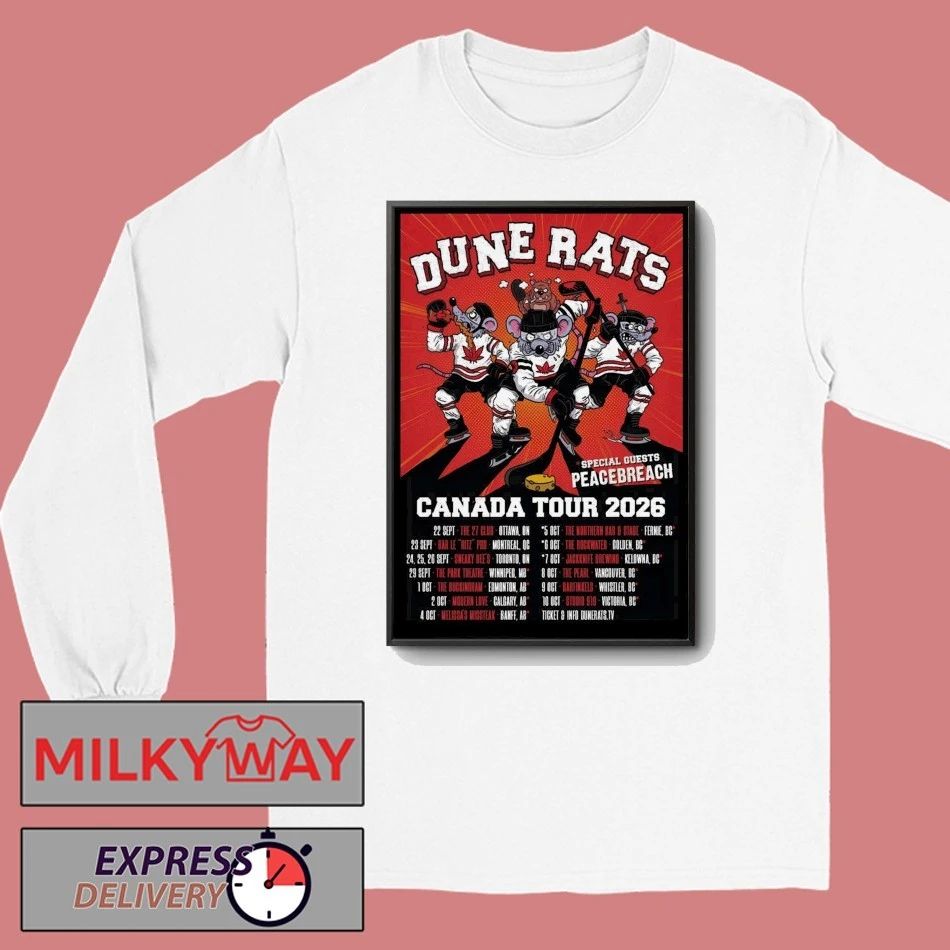 Dune Rats Canada 2026 Shows Poster shirt