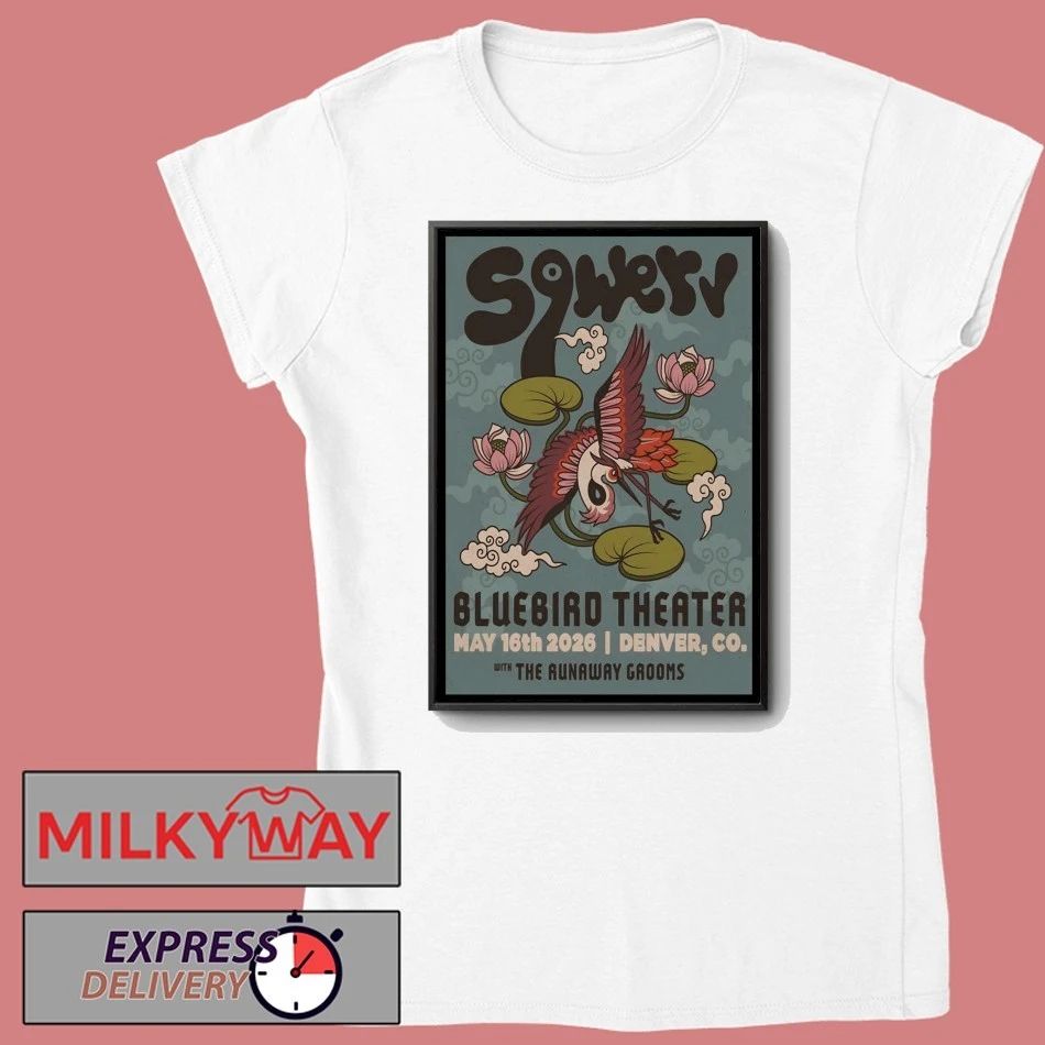 Sqwerv May 16 2026 Bluebird Theater in Denver CO Poster shirt
